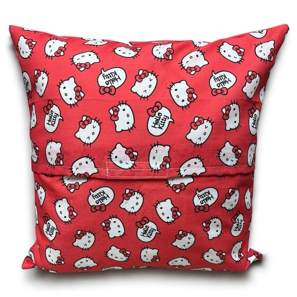 Hand Crafted Accent Pillow Cover Hello Kitty White Decorative Pillow cover only - Picture 15 of 16